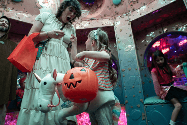 Trick-or-Treating at Meow Wolf Denver