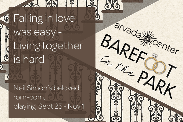display ad for Arvada Center